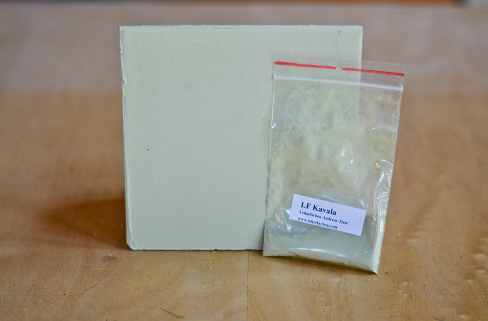 Bild 1 von Lehmfarbe Kavala 2.0 samtrau (Grüngrau)  / (Menge) 0,5 kg