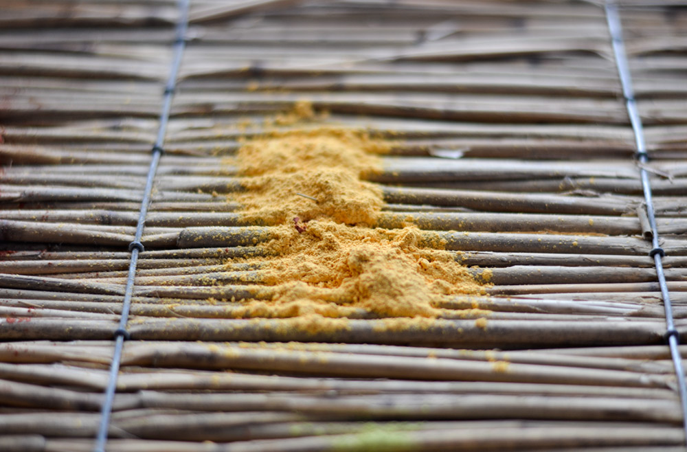 Bild 1 von Lehmfarbe Lilie 23.0 (Gelb) samtrau  / (Menge) 0,25 kg