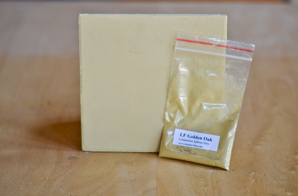 Bild 1 von Lehmfarbe Golden Oak 2.0 samtrau (Ockergelb)  / (Menge) 1,0 kg